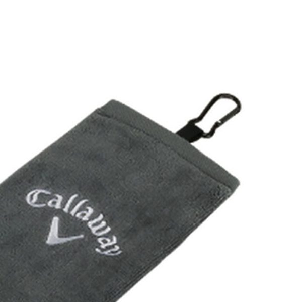 Callaway Tri-Fold Golf Towel - Grey Online now