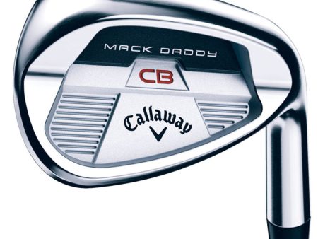 Callaway Mack Daddy CB Brushed Chrome Golf Wedge - Graphite Online Sale