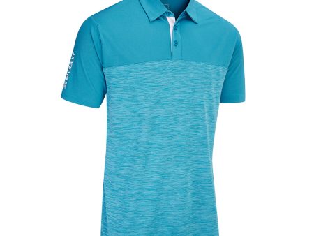 Stuburt Evolve Obley Golf Polo - Blue Steel Fashion