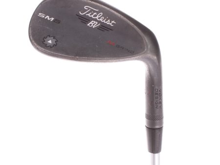 Titleist Vokey SM6 Jet Black M-Grind Steel Men s Right Hand Sand Wedge 8 Bounce Regular - Project X 5.5 For Sale