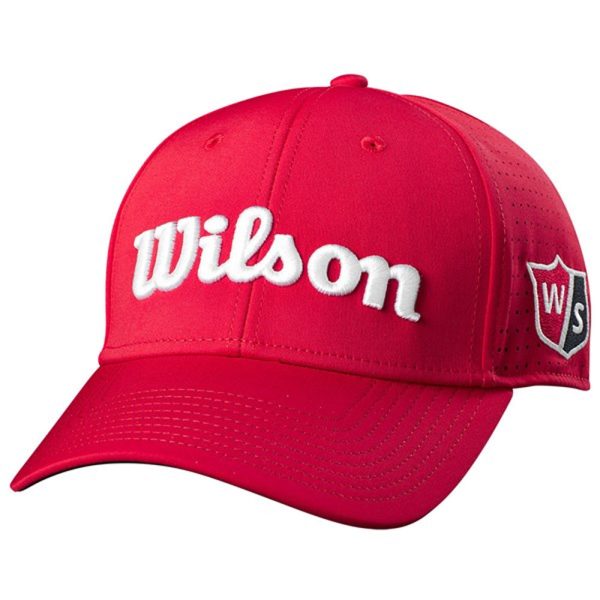 Wilson Performance Mesh Cap - Red For Cheap