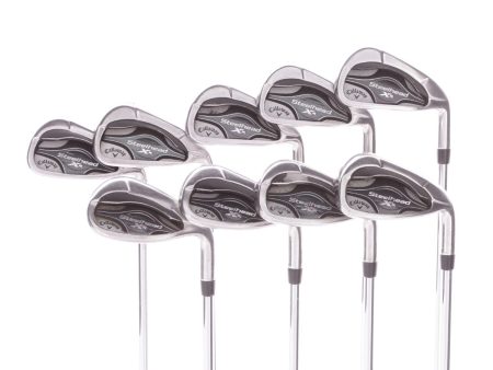 Callaway Steelhead XR 360 CF Steel Men s Right Hand Irons 4-SW+AW Regular - XP95 R300 on Sale