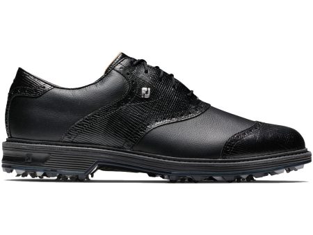 FootJoy Premiere Series Wilcox Spiked Waterproof Shoes - Black Online Sale