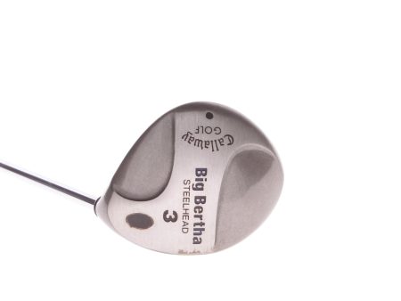 Callaway Big Bertha Steelhead Steel Men s Right Hand Fairway 3 Wood 15 Degree Regular - Memphis 98 For Cheap