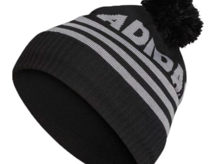 adidas Font Beanie Hat - Black Fashion