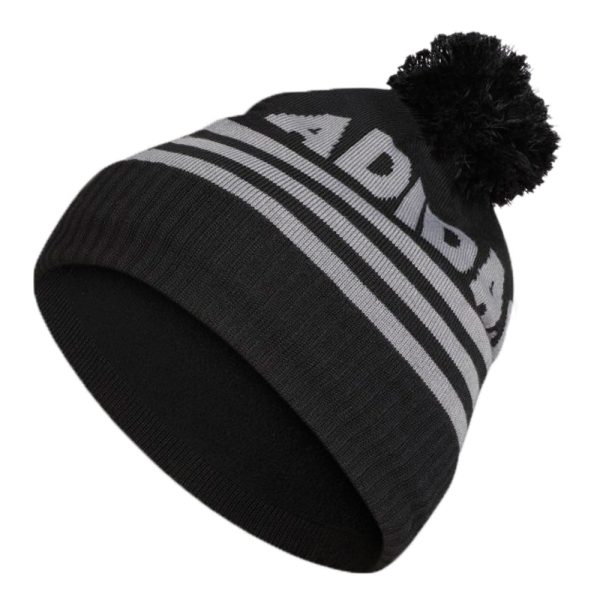 adidas Font Beanie Hat - Black Fashion