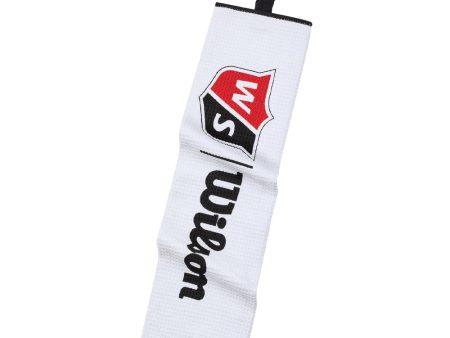 Wilson Tri-Fold Towel - White For Cheap