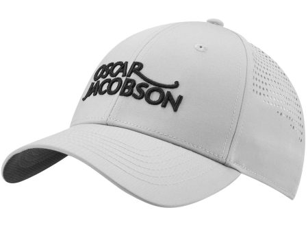 Oscar Jacobson Maddox Cap - Light Grey Pewter For Sale